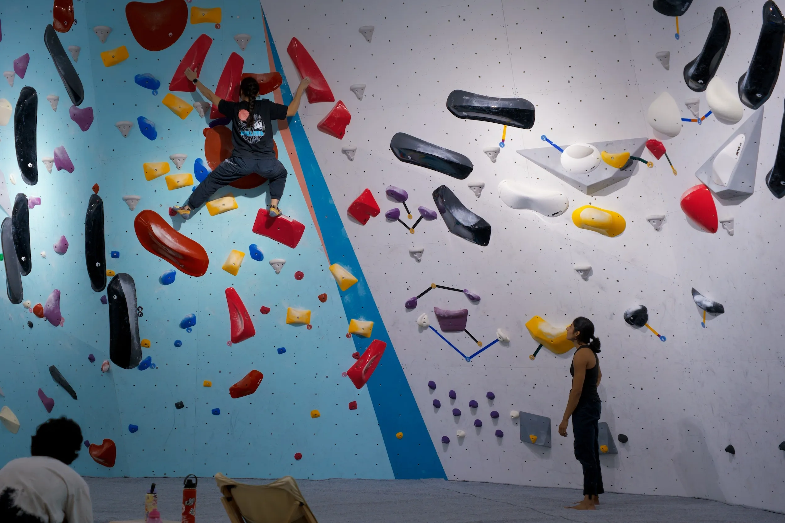 Arifa on a spray wall
