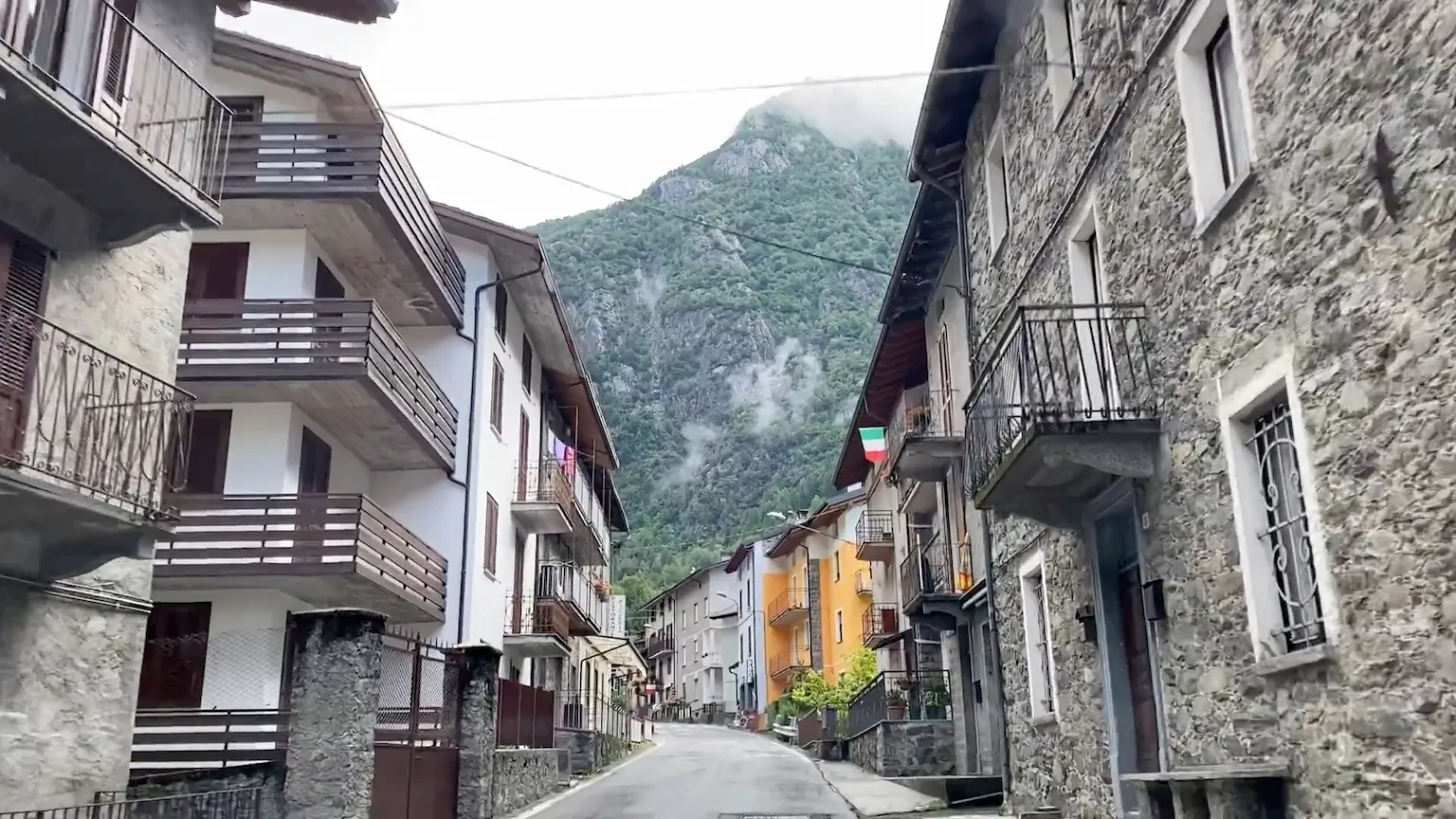 Driving through Val Masino