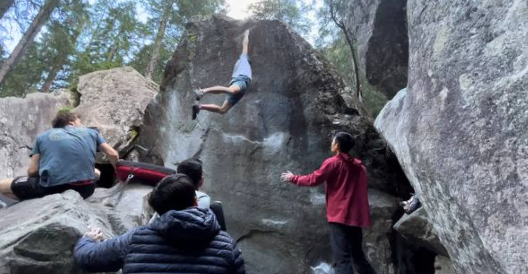 Höhenrausch, 7B route at Magic Wood