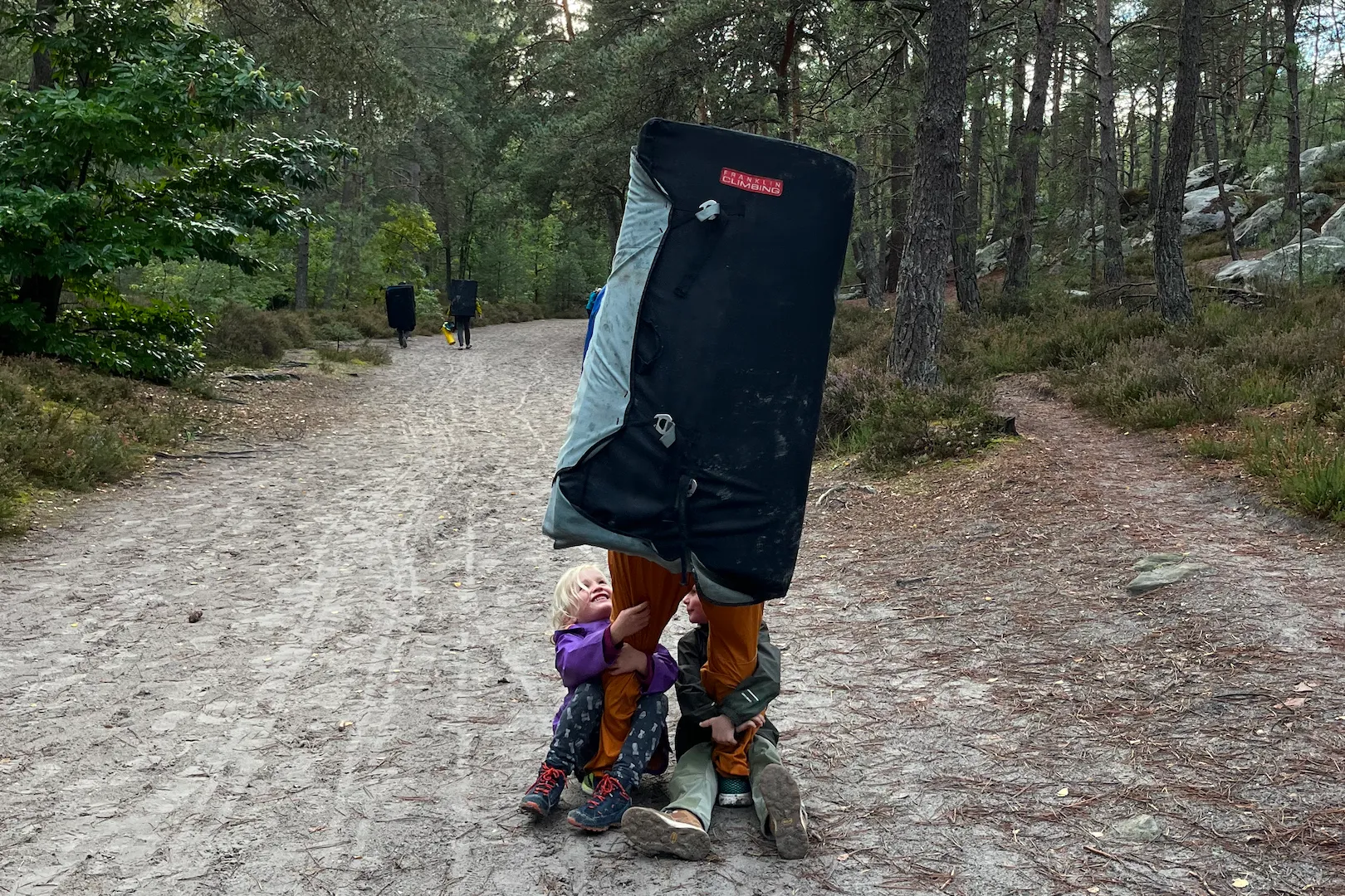 Children in Fontainebleau