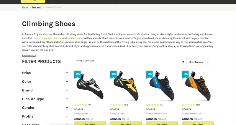 Bananafingers website
