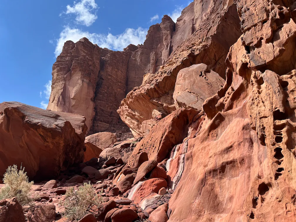 Heaven's Arena sector with trad, sport, and bouldering